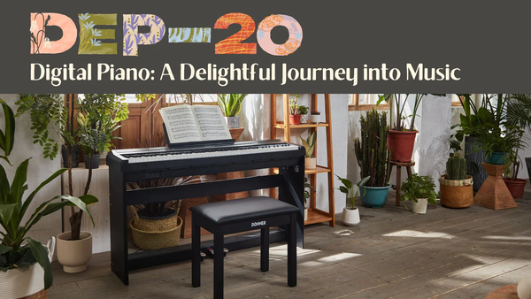 Donner DEP-20 Piano numérique lesté portable 88 touches : un délicieux voyage dans la musique