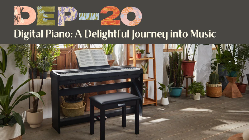 Donner DEP-20 Piano numérique lesté portable 88 touches : un délicieux voyage dans la musique