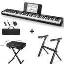 Eastar EP-10 Electronic Piano Folding Semi-weighted Keyboard Full Size 88 Keys