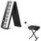 Eastar EP-10 Electronic Piano Folding Semi-weighted Keyboard Full Size 88 Keys