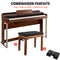 Donner DDP-200 Piano Numérique 88 Touches Toucher Lourd Piano DGH Amélioré