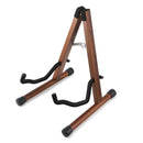 Donner Wooden Guitar Stand Floor Folding A Frame Stand Acacia Wood for Acoustic Electric Classical Guitar, Bass, Banjo Portable Adjustable