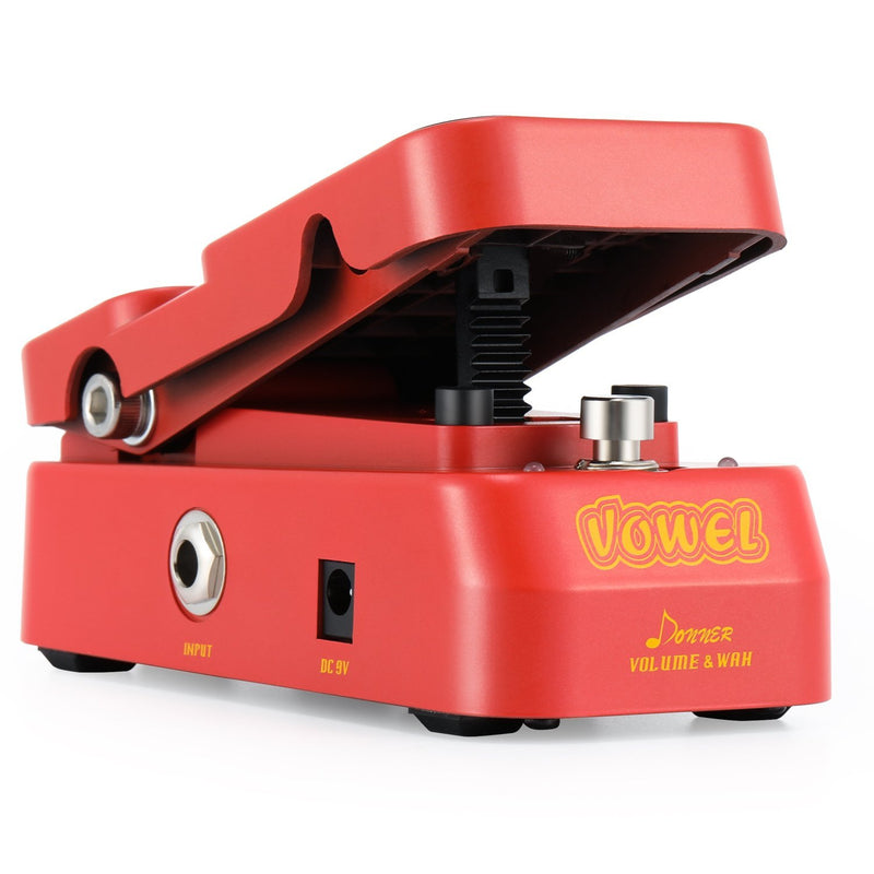 Donner Vowel Mini Active Wah Volume Effect Guitar Pedal 2 in 1