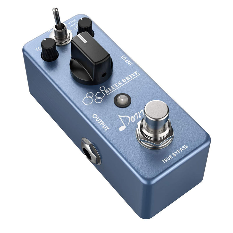 Donner Blues Overdrive Guitar Effect Pedal Classical Electronic Vintage True Bypass Warm/Hot Modes