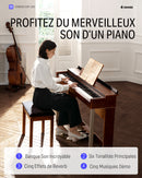 Donner DDP-200 Piano Numérique 88 Touches Toucher Lourd Piano DGH Amélioré